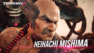 TEKKEN 8  Heihachi Mishima Gameplay Trailer [upl. by Ramalahs608]