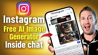 Instagrams Free AI Image Generator BUILT IN to DMs [upl. by Roid]