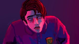 michael afton getting scooped  speedpaint FNAF sister location [upl. by Frechette970]