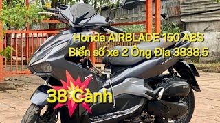 Honda AIRBLADE 150 ABs 202 biển số xe 2 Ông Địa 38385  Xe Máy TÂN LIÊN HƯNG 1 airblade150 honda [upl. by Amersham667]