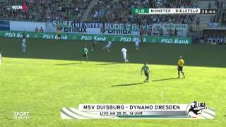 Preußen Münster vs Arminia Bielefeld 31 Das ganze Spiel  WDR 191014 [upl. by Nahn]