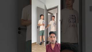 boy door opening🚪funny comedy memes fart humor experiment challenge shorts ytshorts [upl. by Franz]