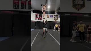 Come on cheerleading cheer coedstunts cheerleader stunts shorts coed [upl. by Lak]