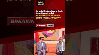 Le président malgache Andry Rajoelina est arrivé newsupdate news [upl. by Iene]