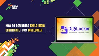 How to Download Khelo India Certificate from Digi Locker  English [upl. by Arel]