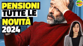 TUTTE LE NOVITÀ sulle PENSIONI con la LEGGE di Bilancio 2024 rivalutazione quota 103 opzione donna [upl. by Deland]