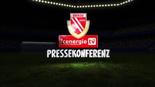 FC Energie Cottbus  Pressekonferenz nach dem Spiel gegen SV Babelsberg 03 [upl. by Addison]