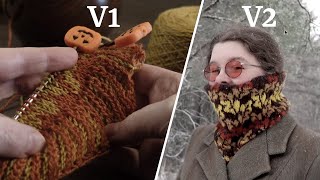 Making an Autumnal Cowl to remember Mistakes are OK 🍂 [upl. by Zapot]