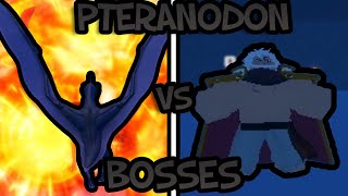 Pteranodon VS All First Sea Bosses GPO [upl. by Seda754]