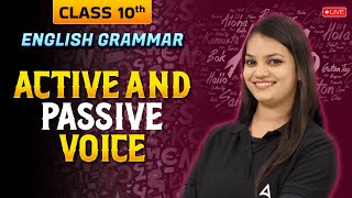 Active and Passive Voice  English Grammar  Class 10 English By Nidhi Maam [upl. by Schell]