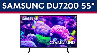 Samsung DU7200 55quot UN55DU7200FXZA TV Review 2024 [upl. by Yentterb]