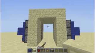 Minecraft Compact 3x2 Flush piston door [upl. by Seagrave]