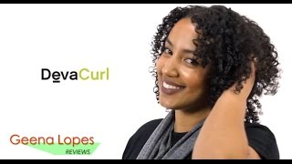 DevaCurl Wave Maker Review  Tutorial  Geena Lopes [upl. by Tellford]