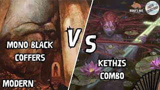 Mono Black Coffers VS Kethis Combo MTG Modern [upl. by Leiram]