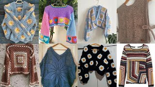 fabulosas ideas de tops de crochet de moda [upl. by Ytsenoh]