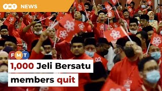 Mass exodus from Jeli Bersatu as 1000 members quit [upl. by Munster]