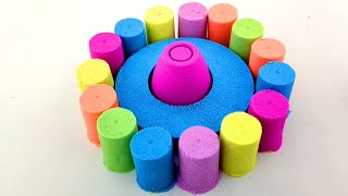 So Satisfying Kinetic Sand Video 22asmr satisfying relaxing kineticsand [upl. by Savanna617]