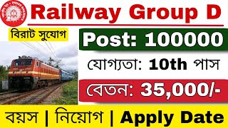 Railway Group D Vacancy 2024  Railway Good D New Recruitment 2024  Railway NTPC Vacancy 2024 [upl. by Breed219]