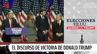 Así fue el discurso del triunfo de Donald Trump  Elecciones presidenciales de Estados Unidos 2024 [upl. by Arotahs]