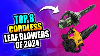 Top 8 Cordless Leaf Blowers of 2024 । Best Cordless Leaf Blowers of 2024 । Pick My Trends [upl. by Shoshanna]