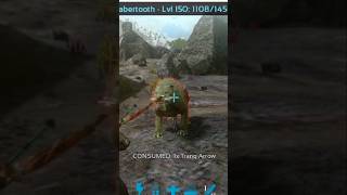 I Tame Sabertooth Ark Mobile shorts [upl. by Ilsa104]