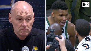 Rick Carlisle Explains Why Pacers Took the Game Ball After Giannis 64Point Game [upl. by Ttennaj193]