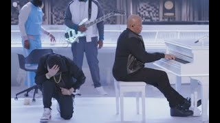 Eminem Takes A Knee At The Superbowl Halftime Show [upl. by Josi792]