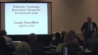 Louis Navellier  How to Profit in an Earnings Recession [upl. by Bully503]