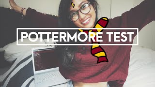 POTTERMORE SORTING HAT TEST  first time [upl. by Annehsat561]