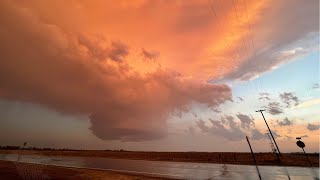 4212022 Kinsley Kansas Tornado Warned Storm [upl. by Enawtna993]