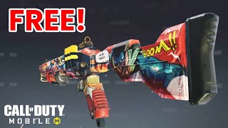 HOW TO GET FREE KRM 262  JUSTICE BLASTER IN COD MOBILE [upl. by Weig]