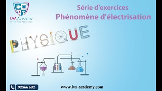 ✅Physique  Série dex Phénomène délectrisation  1ere année [upl. by Anoed]