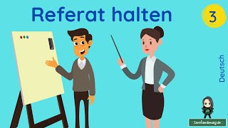 Perfekte Referate  Teil 3 ✅ Referat halten [upl. by Cirdes281]