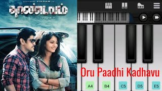 Oru Paadhi Kadhavu  Thandavam  Easy Piano Tutorial  Perfect Piano [upl. by Leile]