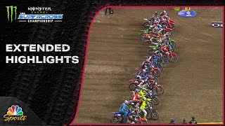 Supercross 2024 EXTENDED HIGHLIGHTS Round 5 in Detroit  2324  Motorsports on NBC [upl. by Sualokcin887]