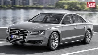 Audi A8 Facelift verbesserte Motoren neue Technik [upl. by Ahtelra344]