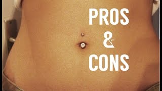 My navel piercing  PROS AND CONS  Elizabeth Kate [upl. by Agrippina]