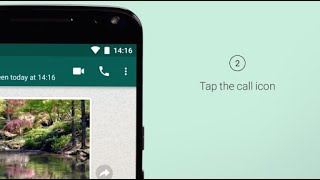 How to Make a Voice Call  WhatsApp [upl. by Onifur]