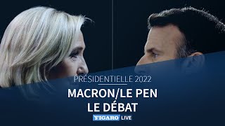 🔴Présidentielle 2022 MacronLe Pen Le Débat en intégralité [upl. by Brote]