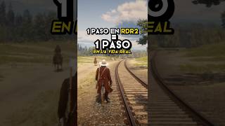 ¿Cómo de GRANDE es el MAPA de RDR 2 en la VIDA REAL 🤔🚶 reddeadredemption2 rdr2 rockstargames [upl. by Guria]