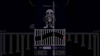 WARNED Sans Fight  Part 2 undertalefangame sans undertale [upl. by Stoops]