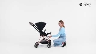 How to Adjust the Legrest I MIOS Stroller I CYBEX [upl. by Larochelle]