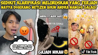 MELURUSKAN YANG SEDANG TERJADI MALAH RAME BEGINI NAYYA DIHUJAT SAMPE NANGIS KLRIFIKASI🥰 [upl. by Netsua]