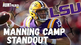 LSU QB1 Garrett Nussmeier Shines at Manning Passing Academy  Tigers Next Heisman Winner [upl. by Rothenberg242]