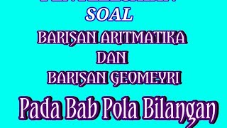 Cara Pembelajaran Barisan Aritmatika Dan Geometri MatematikaPintarcd7bl [upl. by Immas]