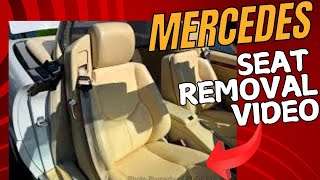 MERCEDES SL Seat Removal Hidden Release Screws R129 280 300 320 500 600 [upl. by Rimaj401]