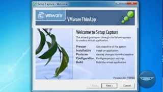 Tutorial programa portatil com VM Ware ThinApp  RafaelCG [upl. by Rana]