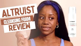 NEW ALTRUIST CLEANSING FOAM REVIEW  Ife Balogun [upl. by Hump]