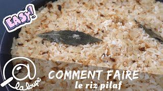 COMMENT FAIRE LE RIZ PILAF 195 [upl. by Aneetak]