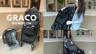 GRACO DOWNTON  GRACO MODES CLICK CONNECT TRAVEL SYSTEM STROLLER HONEST REVIEW [upl. by Peti]